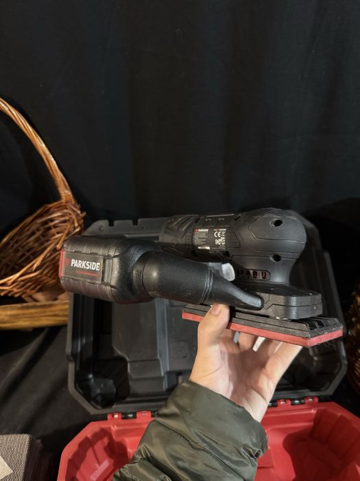 Виброшлайф parkside performance 12v