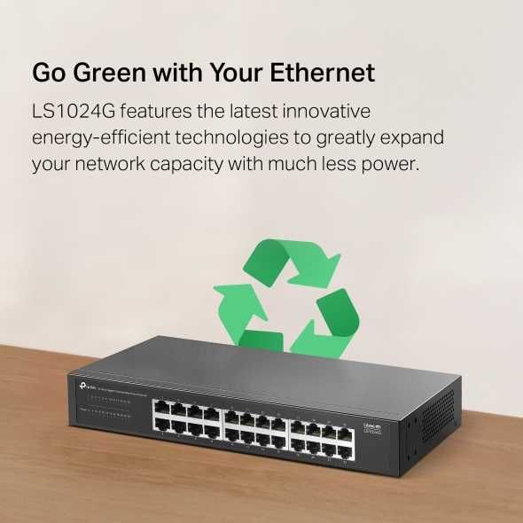 Tp-link LS1024G  24-портовый гигабитный коммутатор