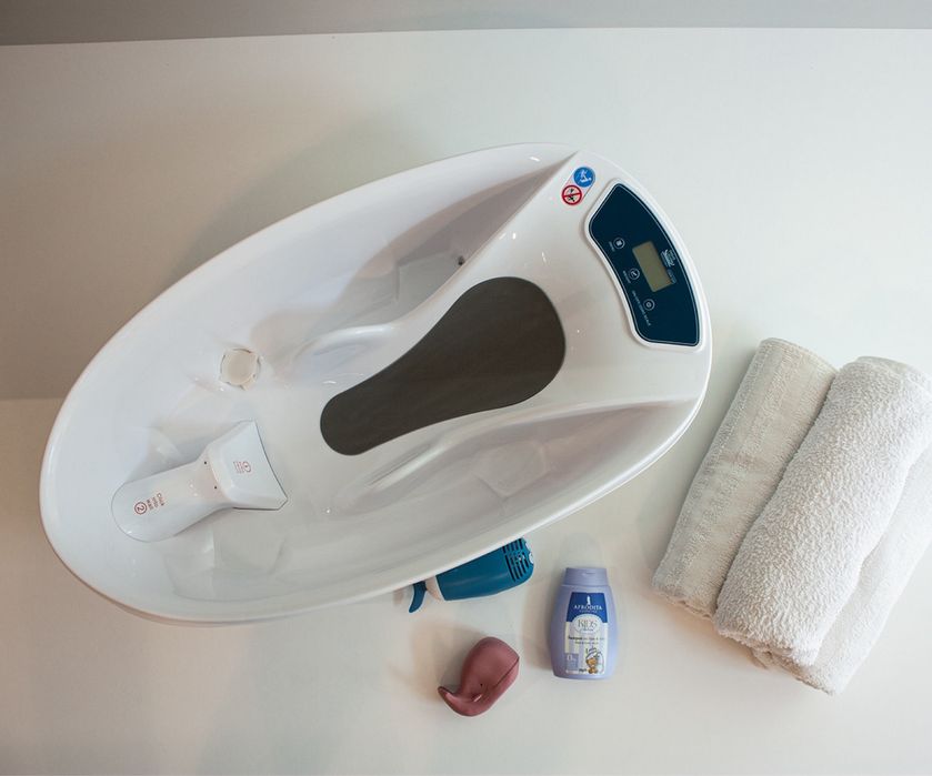 Дигитална бебешка вана с везна и термометър Aquascale 3-в-1