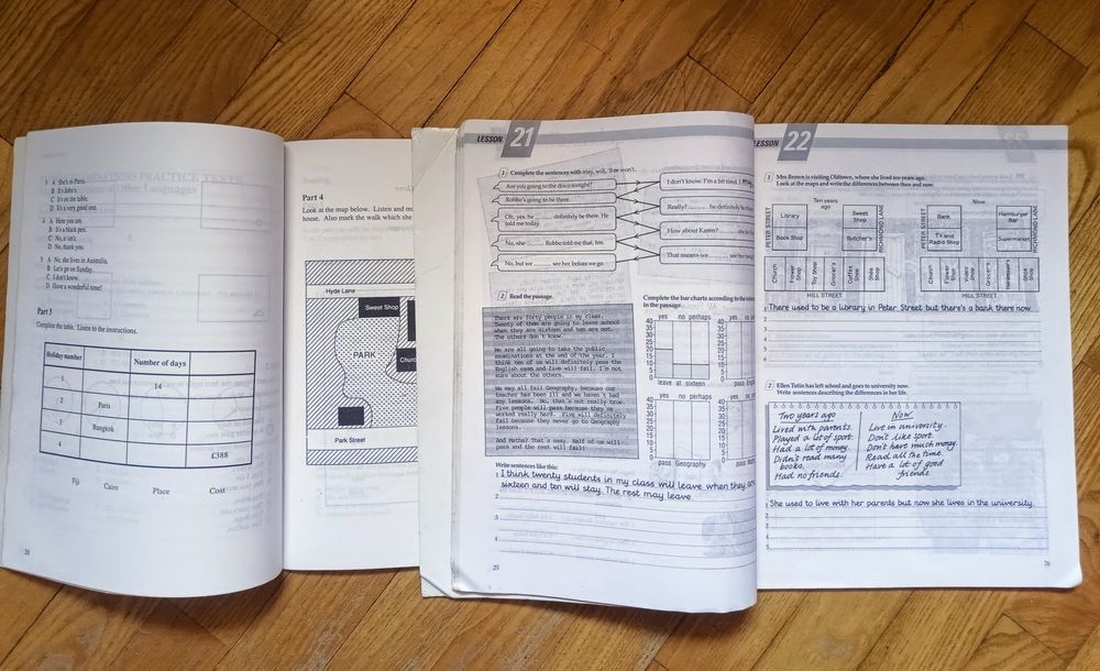 Учебници, помагала и тетрадки по Английски/English book, workbook,