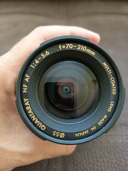 Комплект филмов фотоапарат Nikon N70 + 2 обектива (Sigma 28-80mm & Quantaray 70-210mm)