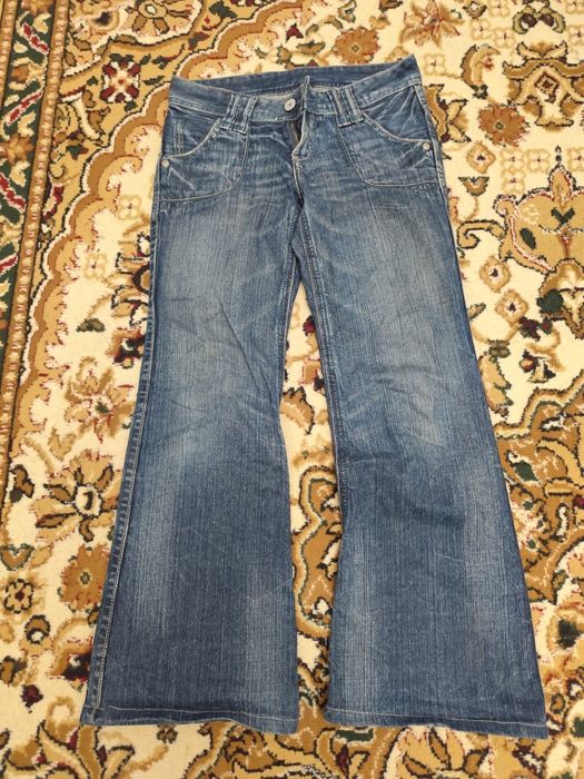 Японские архивные клеш джинсы