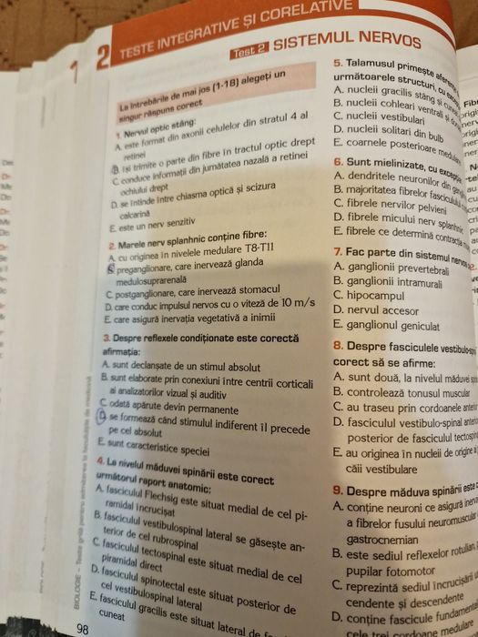 Set Culegeri Admitere Medicină (Grile Biologie Corint & Sinteze Paralela 45)