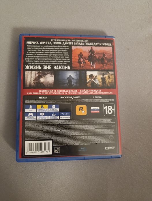 Диск red dead redemption 2