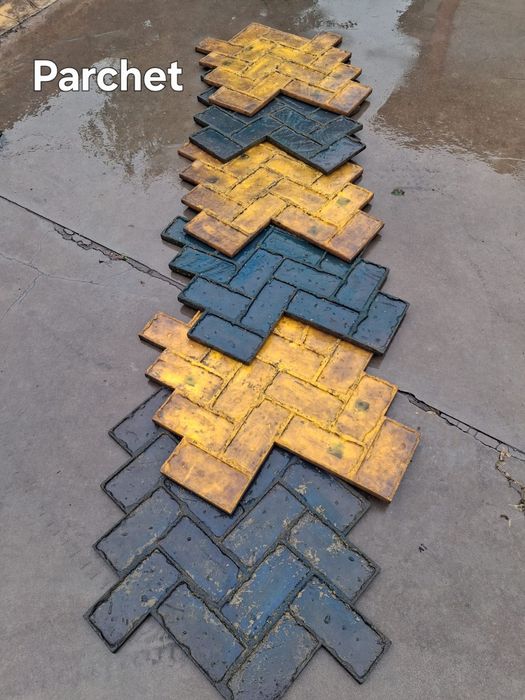 Matrițe beton amprentat