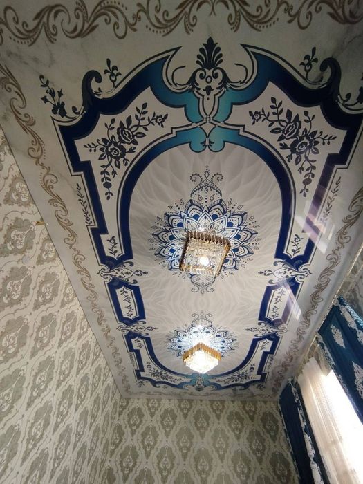 NATIJNOY PATALOK va 3d aboy / Натяжной паталок и 3Д обои