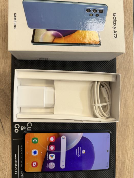 Продавам/Бартер Samsung A72 128GB blue
