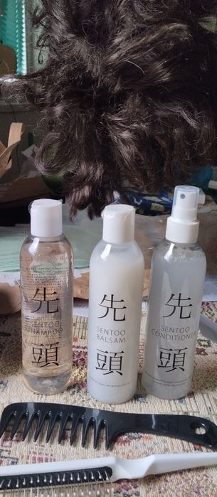 Козметичен комплект за грижа за синтетични перуки