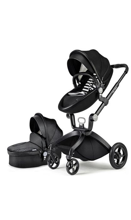 Стильная коляска,хот мом , б/у в норм состоянии ,+матрасик