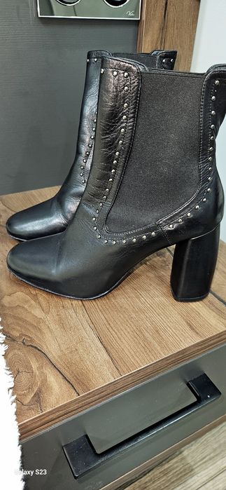 кожаные батильоны полусапожки