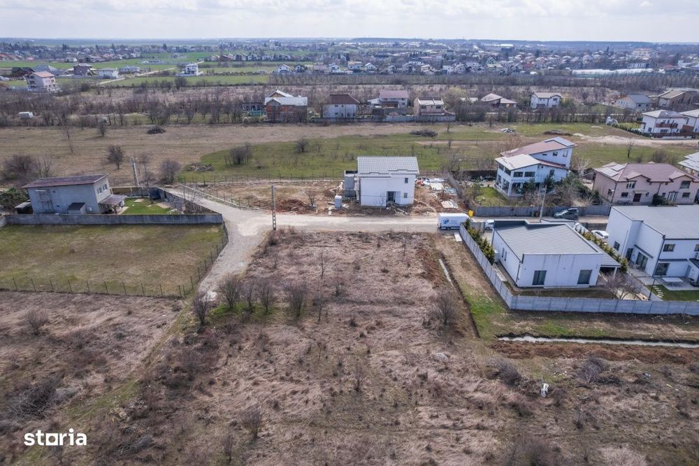 Balotesti – Saftica, Lot 400 Mp, Autorizatie De Construire!