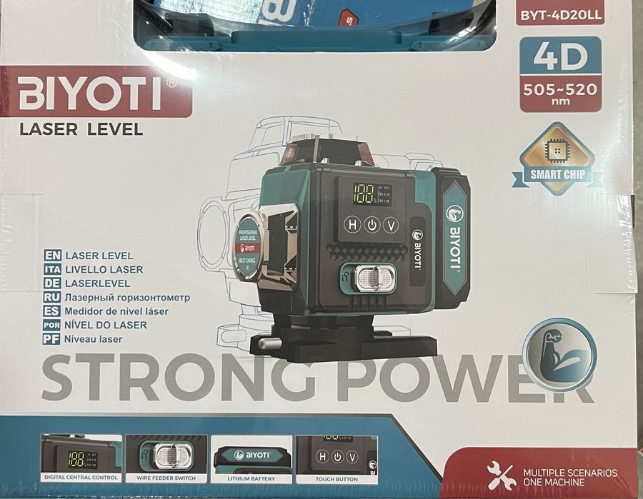 Лазерный уровен “Biyoti”-4d20LL