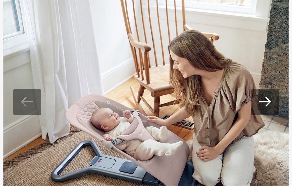 Ergobaby бебешки шезлонг 3в1 evolve blush pink