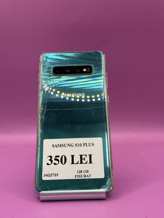 Samsung S10 plus 128gb Fisurat•Amanet Matei Crangasi•3422