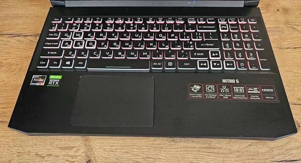 Laptop Gamer Acer Nitro Ryzen 5 + RTX-3060