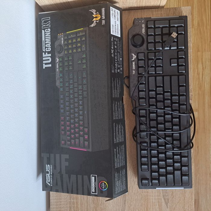 Tastatură Gaming ASUS TUF Gaming K1 - RGB Aura Sync - Buton Volum