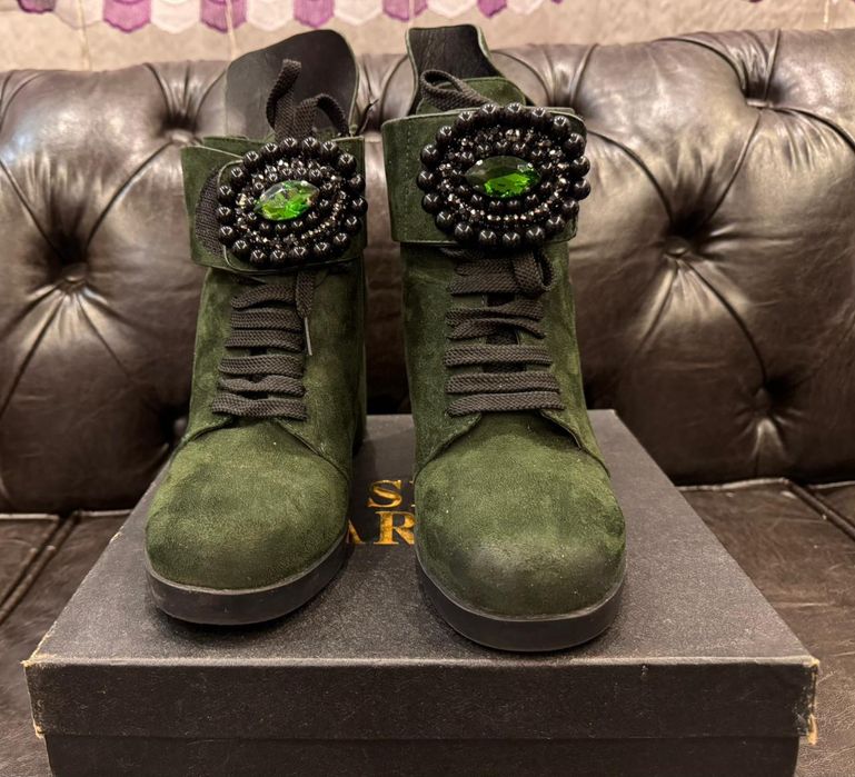 Зимние классические ботильоны