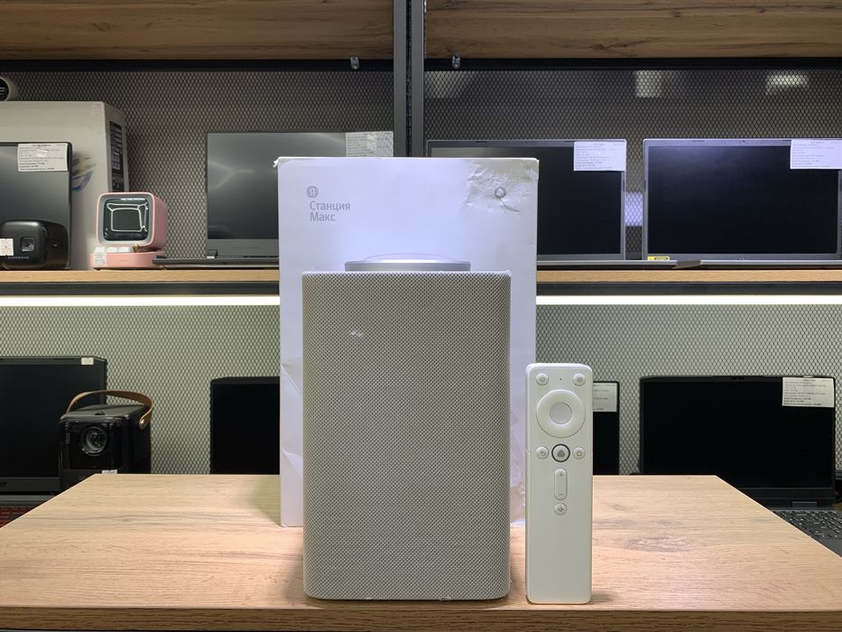 Яндекс Станция Макс, YNDX-00052, серый, 65 Вт, Zigbee, 10967/A10