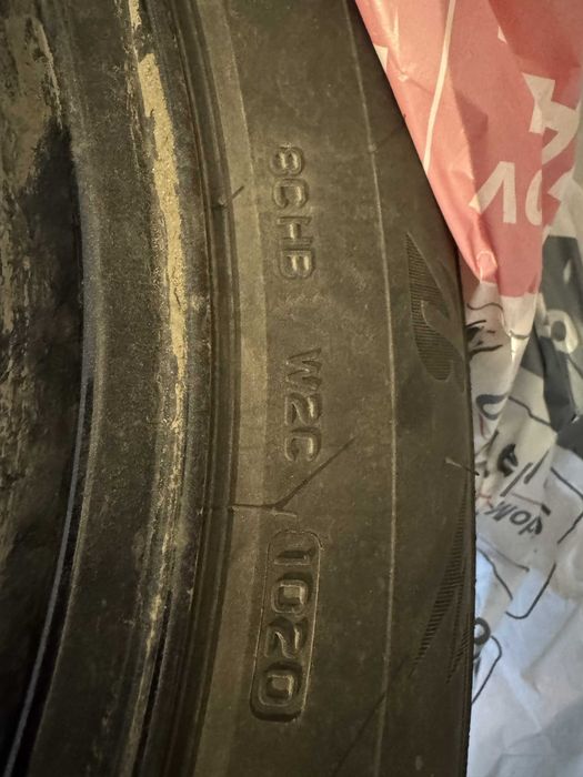 Jante aliaj R16 5x114.3 originale Mazda 3, Mazda CX-30, Mazda 6, Mazda CX-3 (4 jante + anvelope iarna Bridgestone))