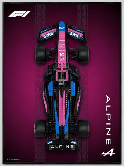Suport Display Set Tehnic CaDa F1 Kick Sauber & Alpine