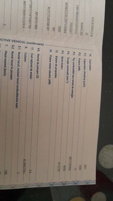 Grila pasat b6 model