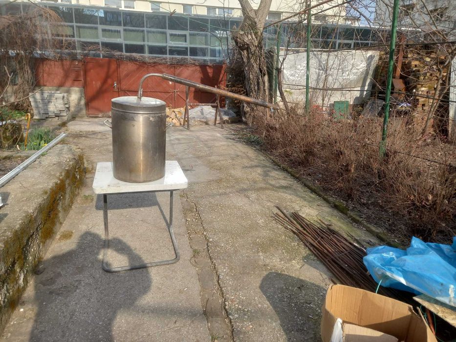 Cazan țuică din inox alimentar
