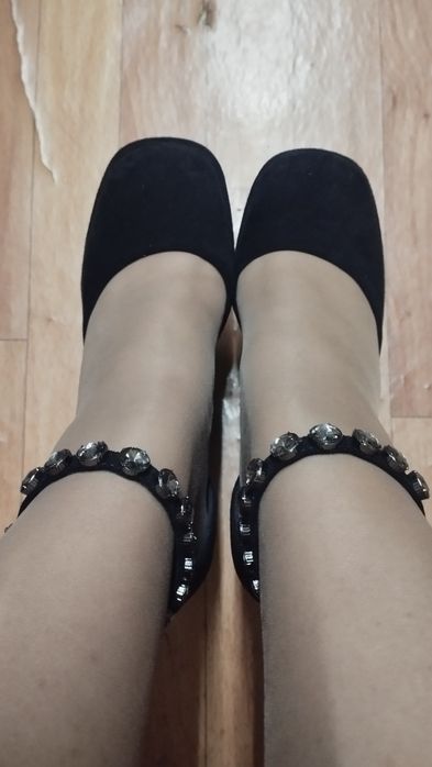 Новые замшевые каблуки