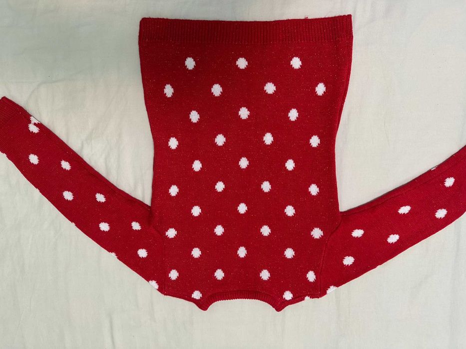 Страхотен коледен пуловер за момиченце