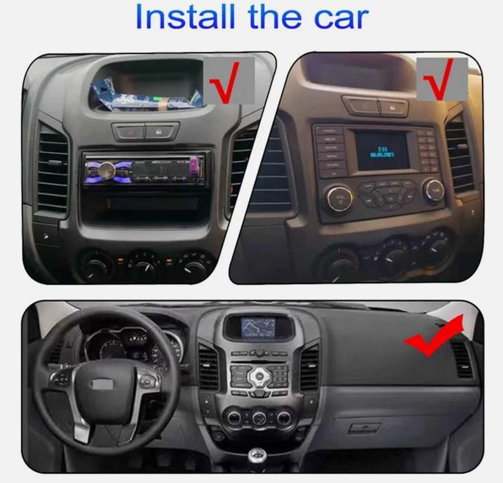 FORD RANGER 2010/2016 Вертикална Навигация, 9861