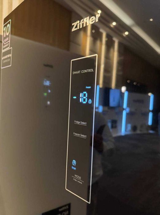 Холодильник Ziffler FRF-290BFBG No Frost Inverter 290 л