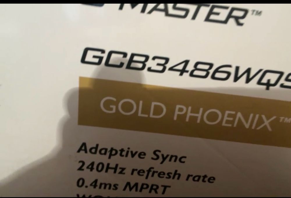 Monitor Gaming, 240 Hz, 0.4 ms, curbat, boxe