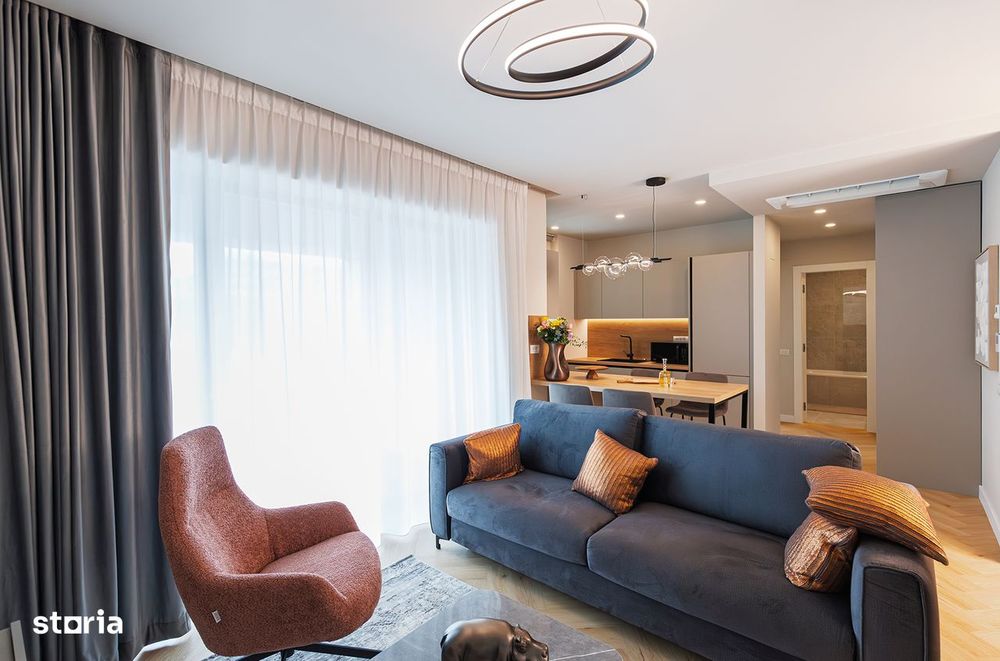 AFI Home North-2 camere,mobilat&utilat,prima inchiriere,+1 loc parcare