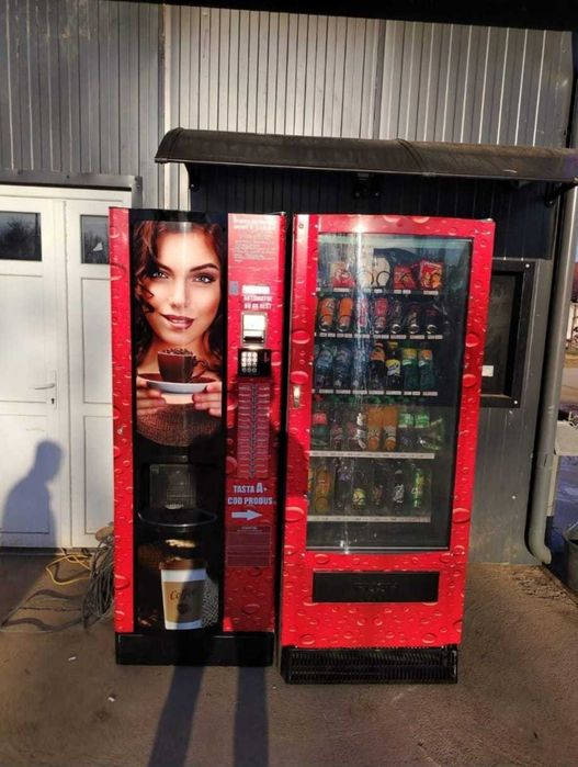 Automate vending  de cafea și băuturi reci
