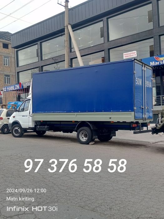 Газел юк ташиш хизмати 5.20 узунлиги усти очилади