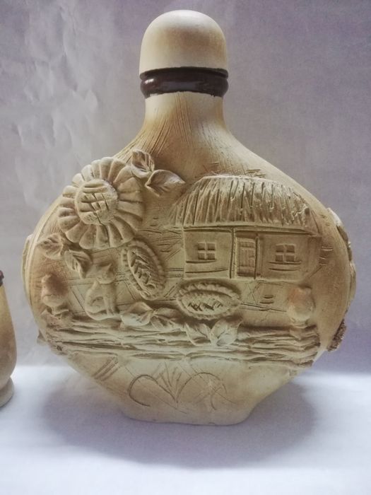 Sticla+6 căni ceramică