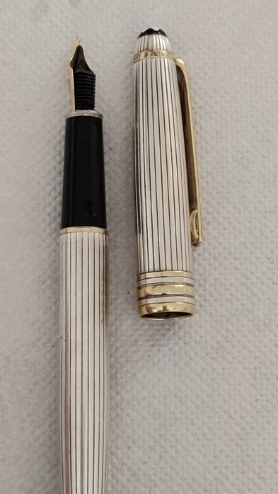 Stilou Montblanc din argint 925 peniță aut