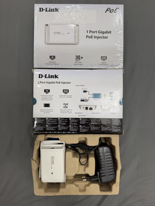 PoE инжектор D-Link DPE-301GI (2шт)
