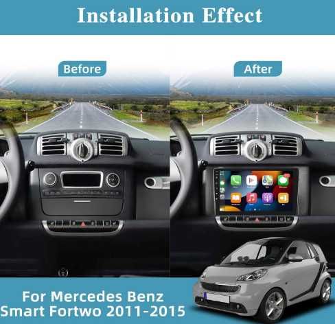 PODOFO мултимедия за Mercedes BENZ Smart Fortwo 2011-2015