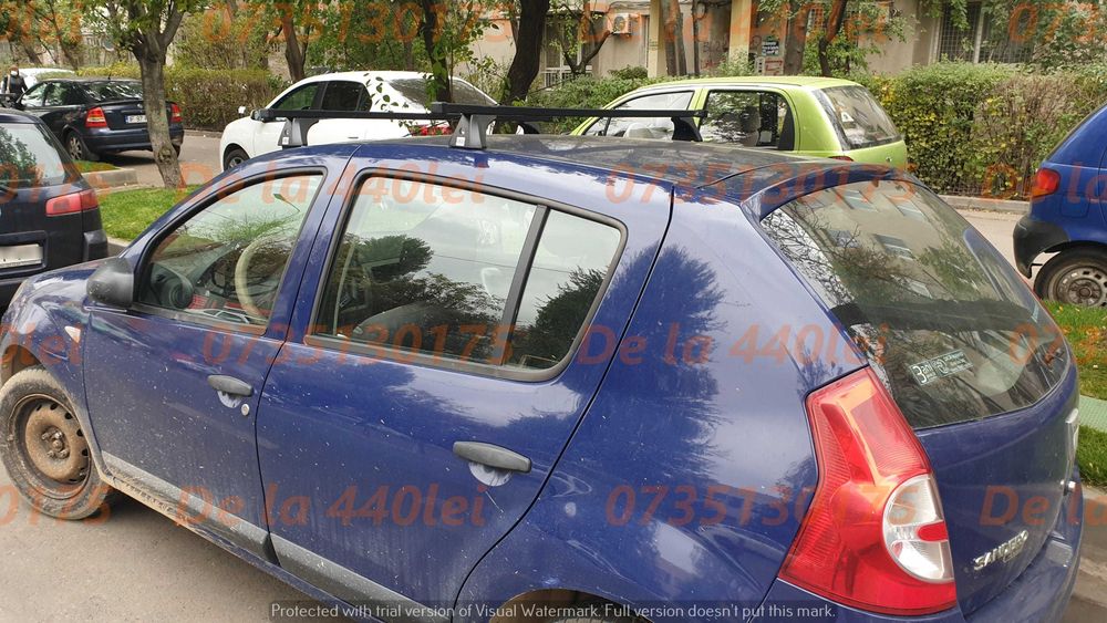 Bare portbagaj transversale DACIA Logan Sandero 1 2 3 / OTEL ALUMINIU