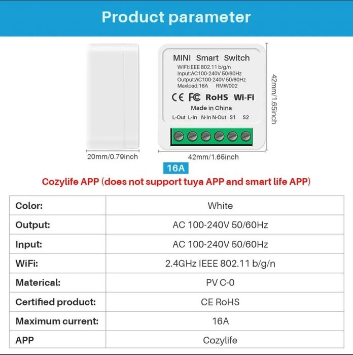 Mini controller pt Alexa Google Home