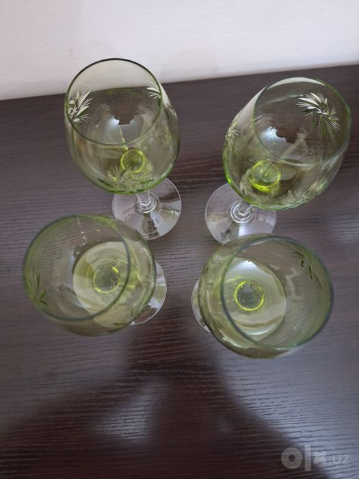 Фужеры хрусталь  старинные