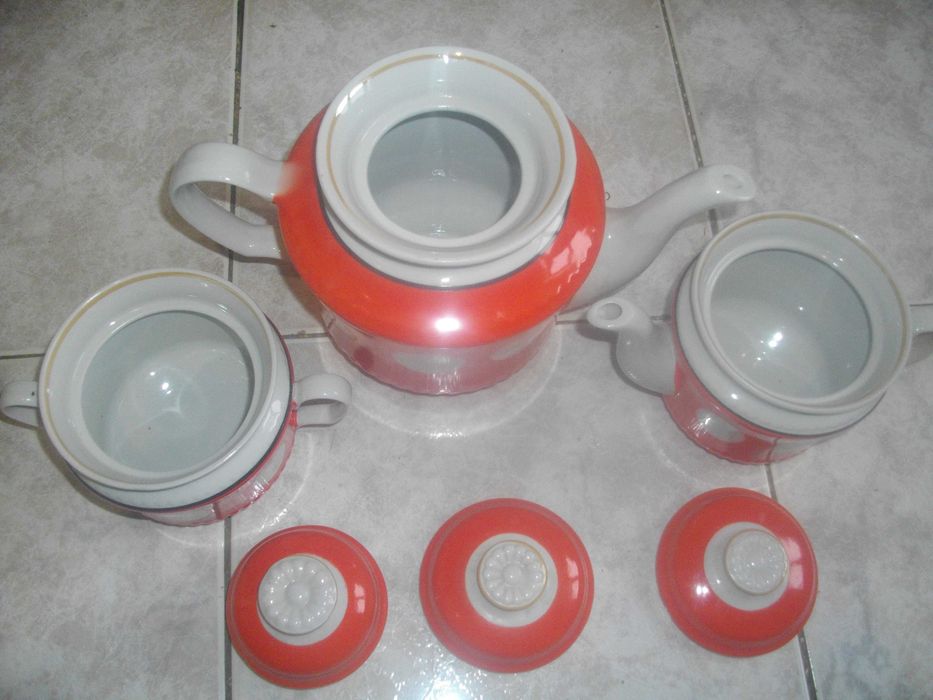 Made in USSR-Лот 3 бр. Стари Винтидж/Ретро Порцелан Кани-СССР-НОВИ