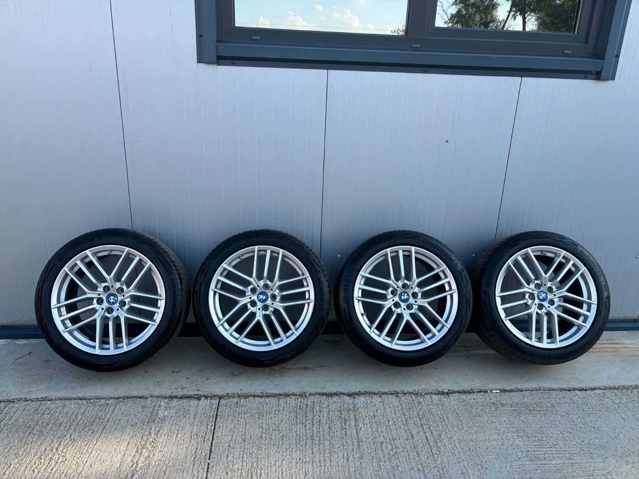 Jante/Roti 19 in 2 latimi BMW seria 5 G60,merg si pe G30/G11/G12cauciucuri Continental Dot 2024,Perfecte