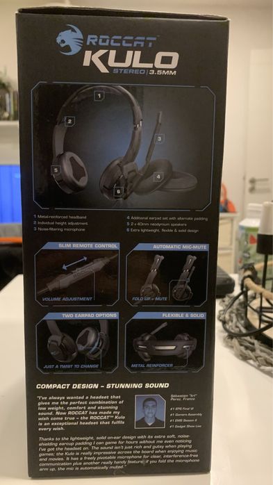 Слушалки Roccat Kulo с микрофон