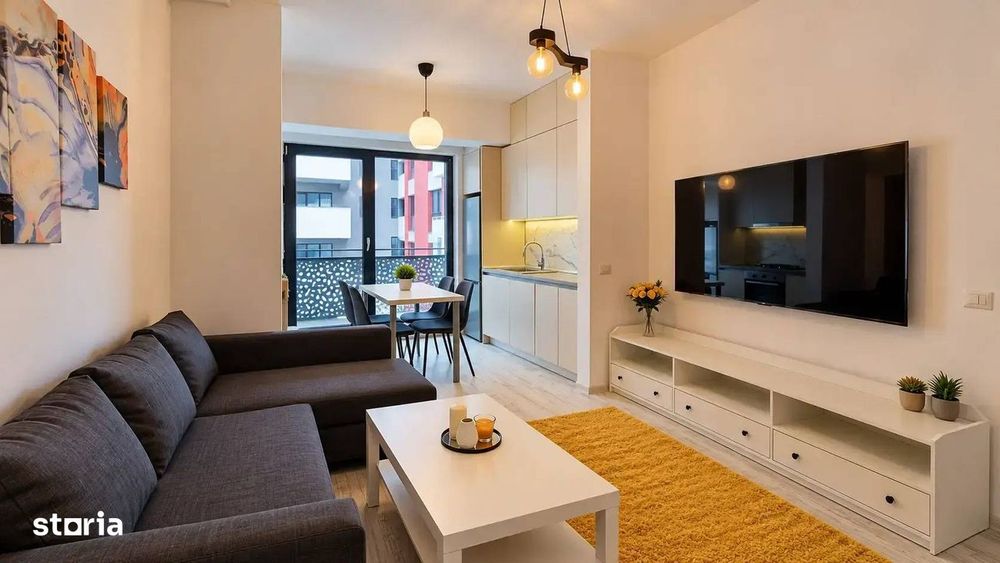 Apartament 2 camere Bloc nou Mobilat și utilat 7 min Metrou Nicol