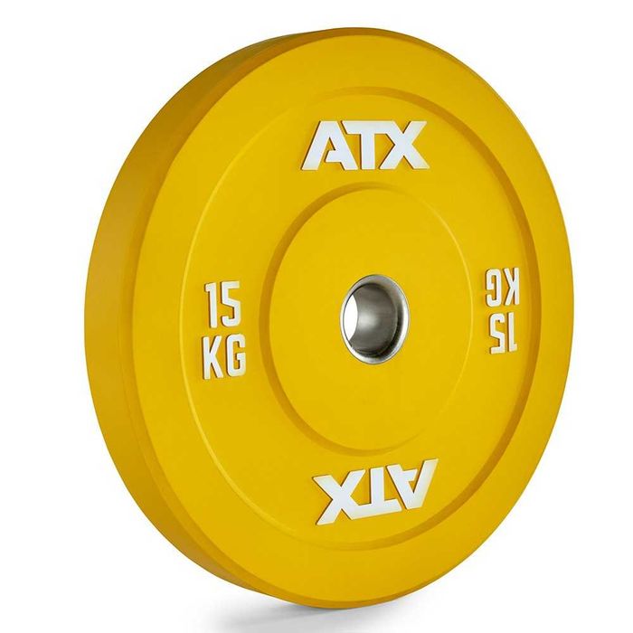 Сет 150 кг Олимпийски Дискове ATX Bumper Plates, Комплект Тежести