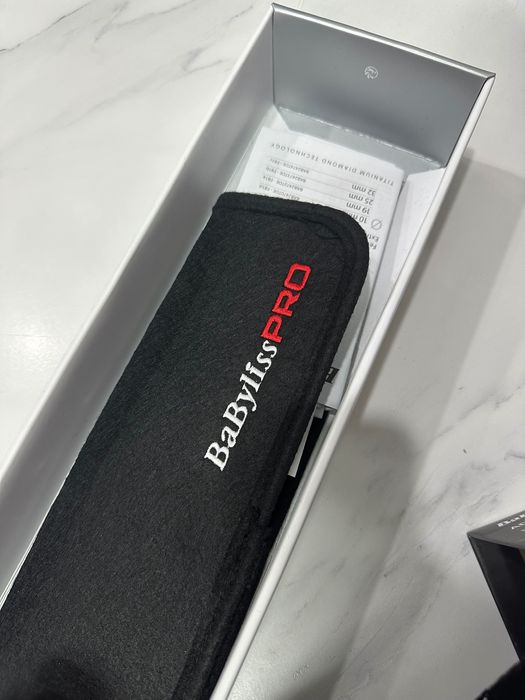 Щипцы плойка для волос титан babyliss pro titanium diamond extra long