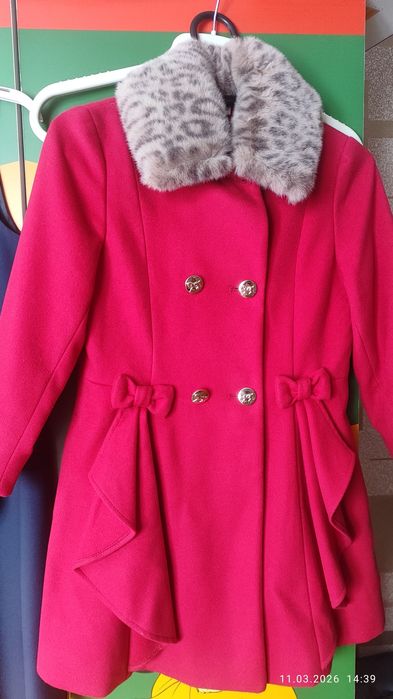 Пальто Monsoon для девочки 134-140см.