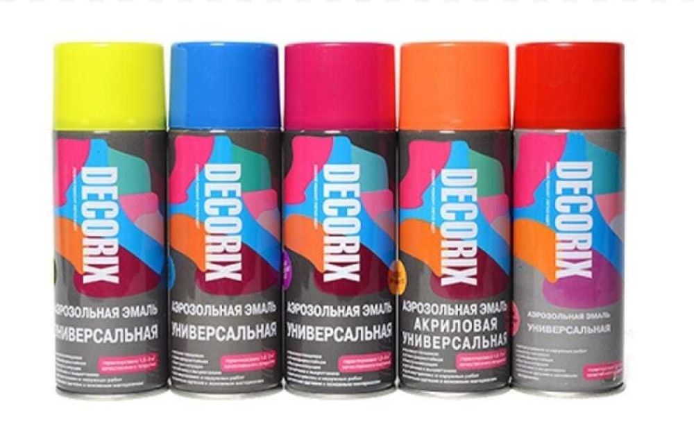 Аэрозольная эмаль краска Decorix