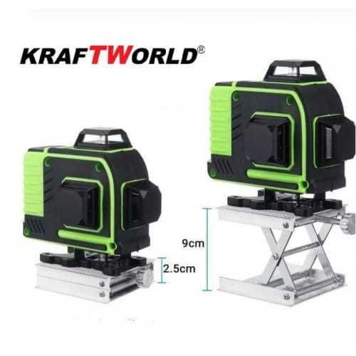Немски 4D Лазерен Нивелир с 16 линии самонивелиращ  със зелен лазер